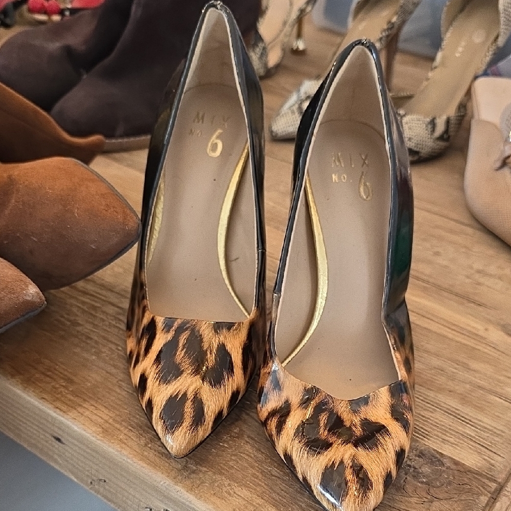 Mix No. 6 Leopard Print Heels